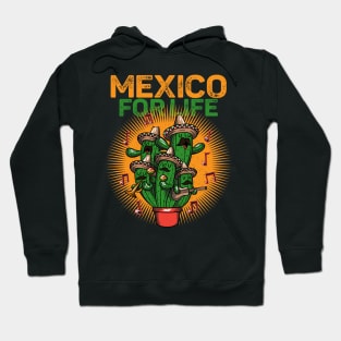 Mexican Cinco De Mayo Cactus Mexican Sombrero Guitar Fiesta Hoodie